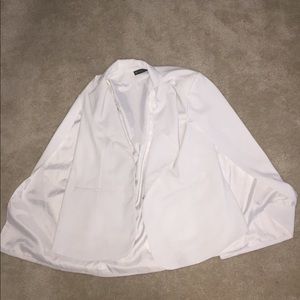 Plus white cape